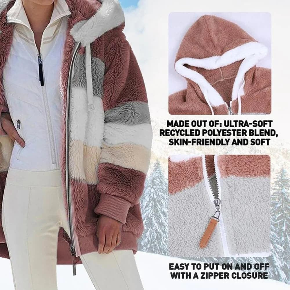 Unbeatable Early Winter Sale: 50% Off on Chic Contrasting Padded Coat!