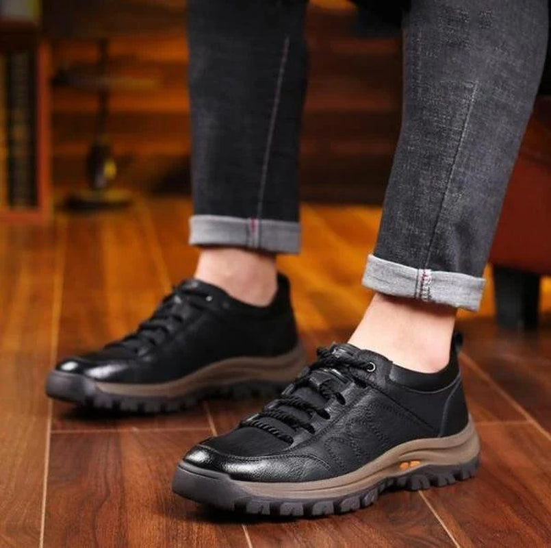 Chaussures en Cuir Orthopédiques Ultra Confort pour Hommes
