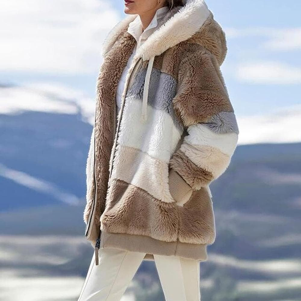 Unbeatable Early Winter Sale: 50% Off on Chic Contrasting Padded Coat!