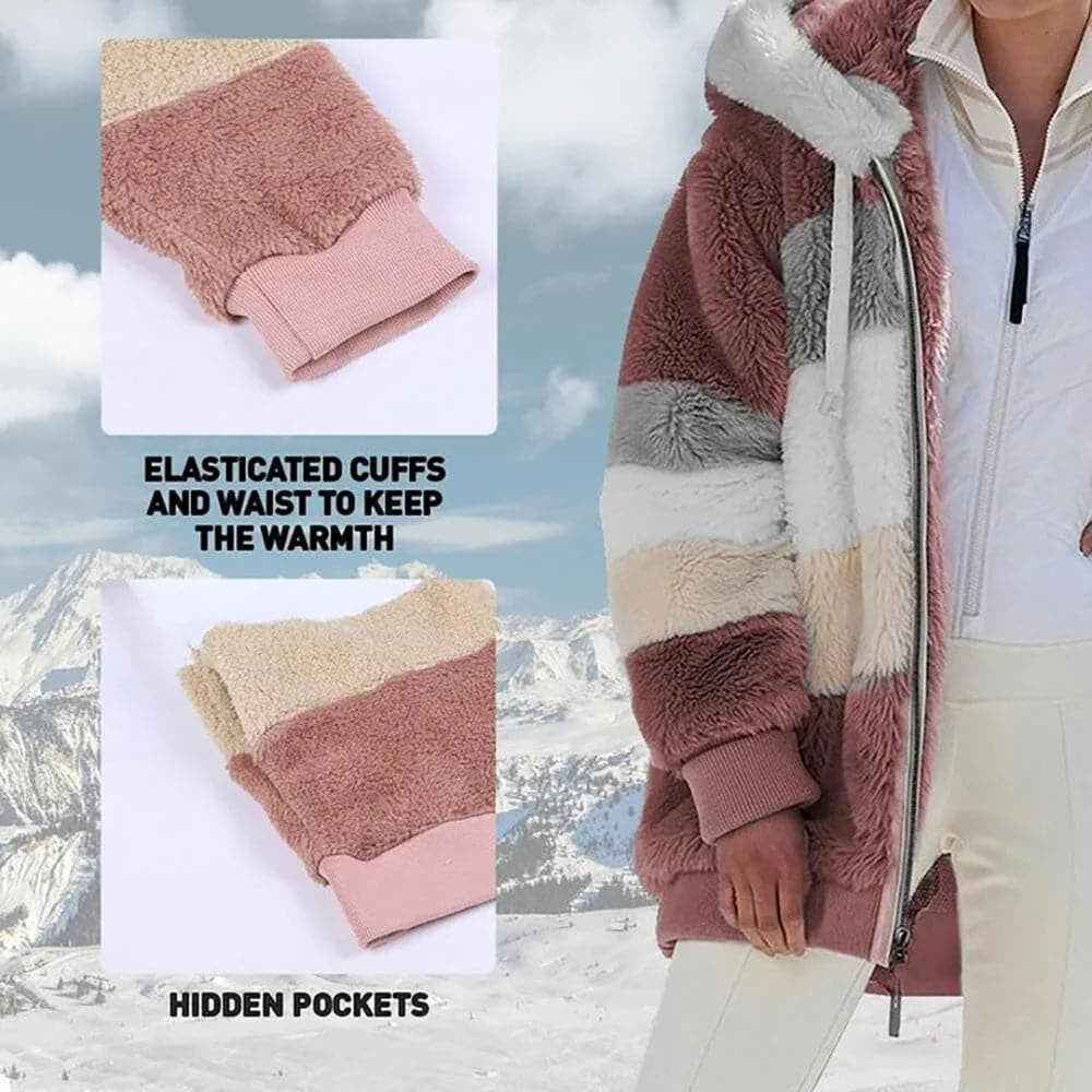 Unbeatable Early Winter Sale: 50% Off on Chic Contrasting Padded Coat!