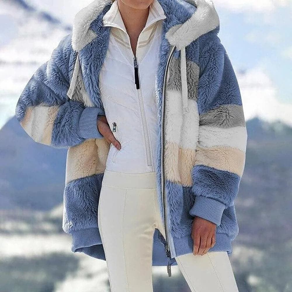 Unbeatable Early Winter Sale: 50% Off on Chic Contrasting Padded Coat!
