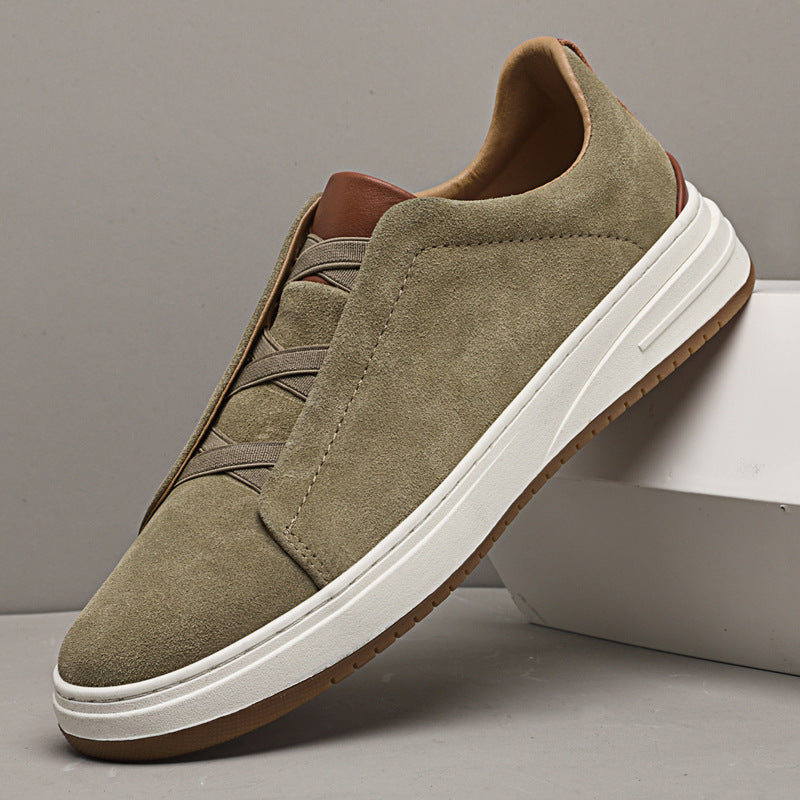 Cowhide Slip-On Trainers