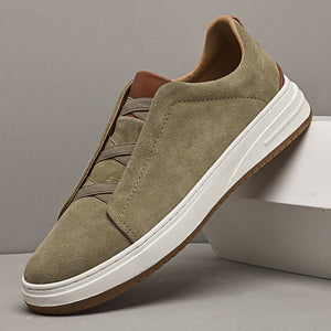 Cowhide Slip-On Trainers