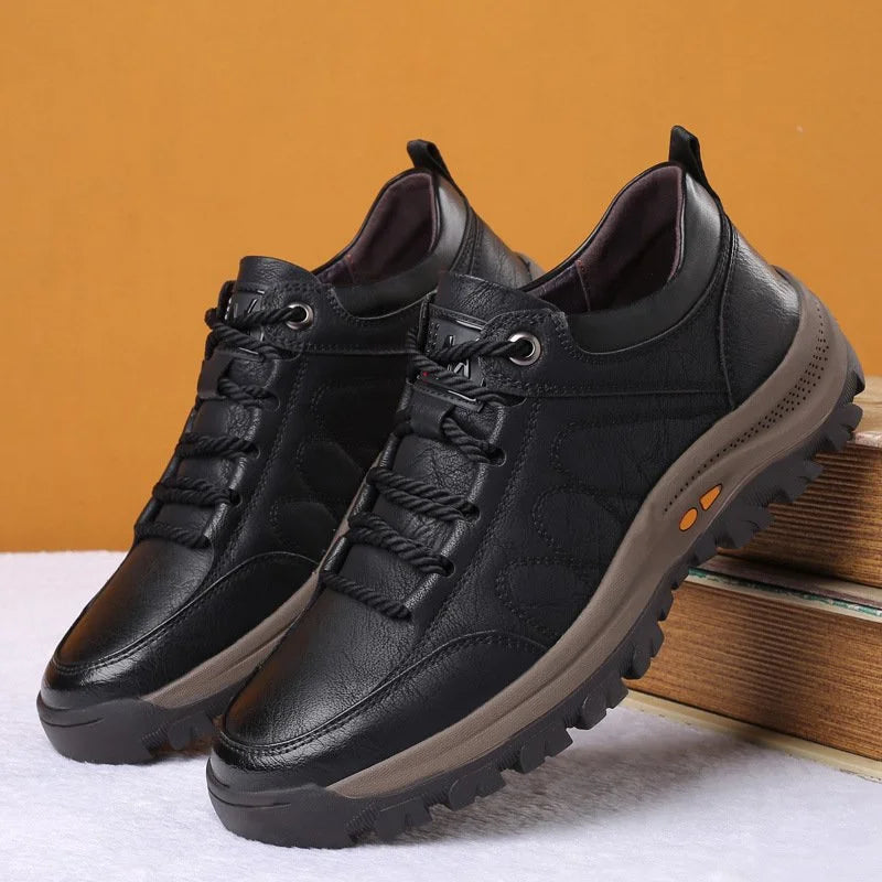 Chaussures en Cuir Orthopédiques Ultra Confort pour Hommes