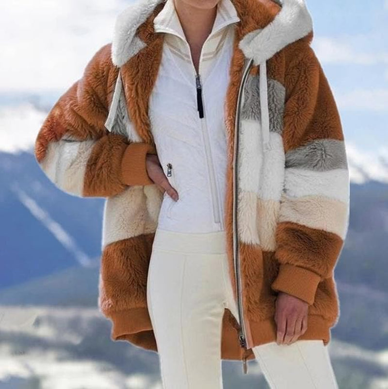 Unbeatable Early Winter Sale: 50% Off on Chic Contrasting Padded Coat!