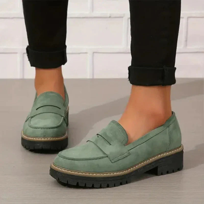Mocassins Chunky Lucy : Confort Ultime et Élégance avec Plateforme pour Femmes
