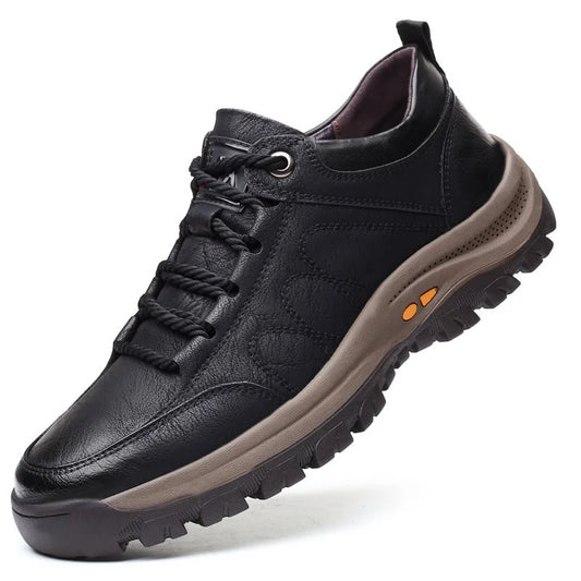 Chaussures en Cuir Orthopédiques Ultra Confort pour Hommes