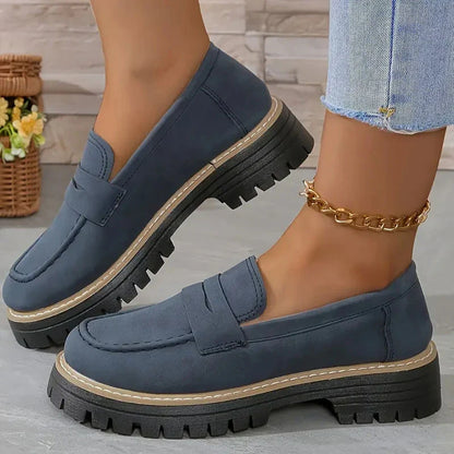Mocassins Chunky Lucy : Confort Ultime et Élégance avec Plateforme pour Femmes