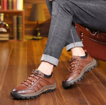 Chaussures en Cuir Orthopédiques Ultra Confort pour Hommes
