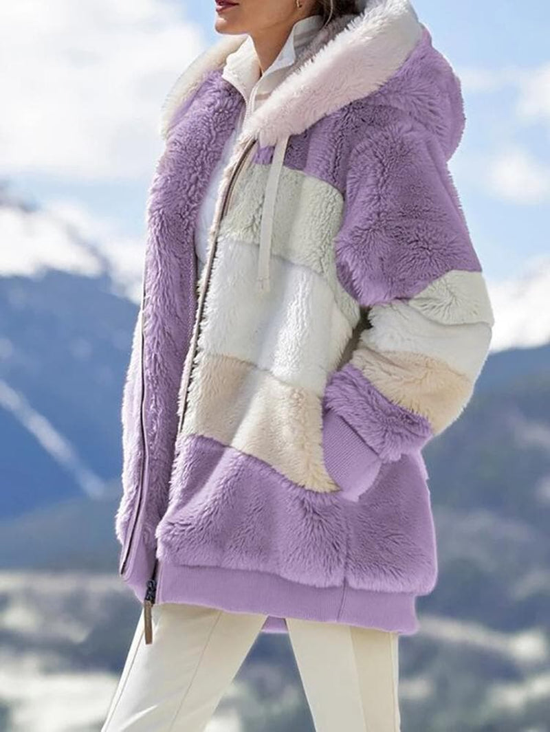Unbeatable Early Winter Sale: 50% Off on Chic Contrasting Padded Coat!