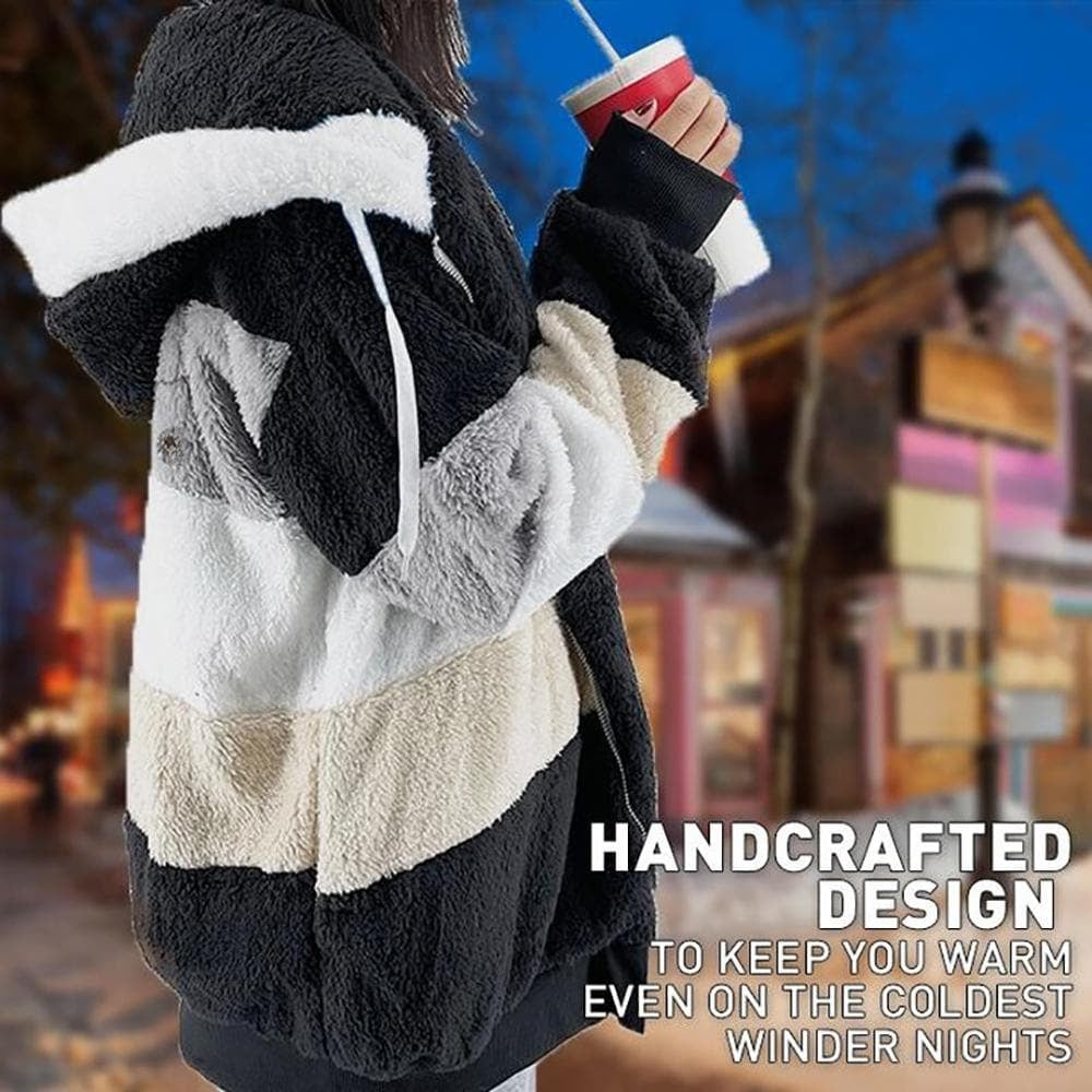 Unbeatable Early Winter Sale: 50% Off on Chic Contrasting Padded Coat!