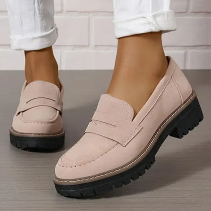 Mocassins Chunky Lucy : Confort Ultime et Élégance avec Plateforme pour Femmes