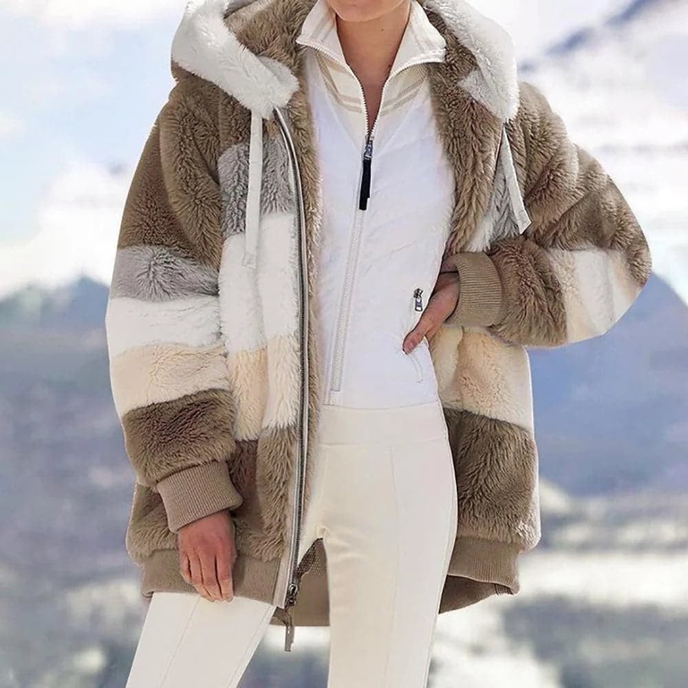 Unbeatable Early Winter Sale: 50% Off on Chic Contrasting Padded Coat!