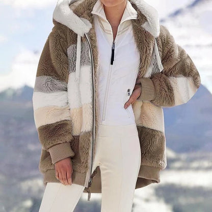 Unbeatable Early Winter Sale: 50% Off on Chic Contrasting Padded Coat!